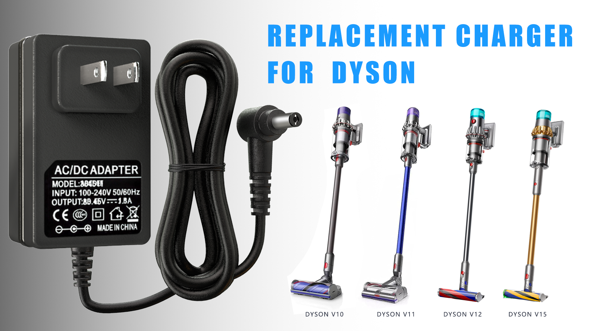 Amazon.com: 30.45V Charger for Dyson V10 V11 V12 V15 Cordless