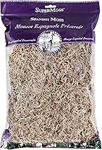 SuperMoss (26911) Spanish Moss Dried, Natural, 8 Ounces