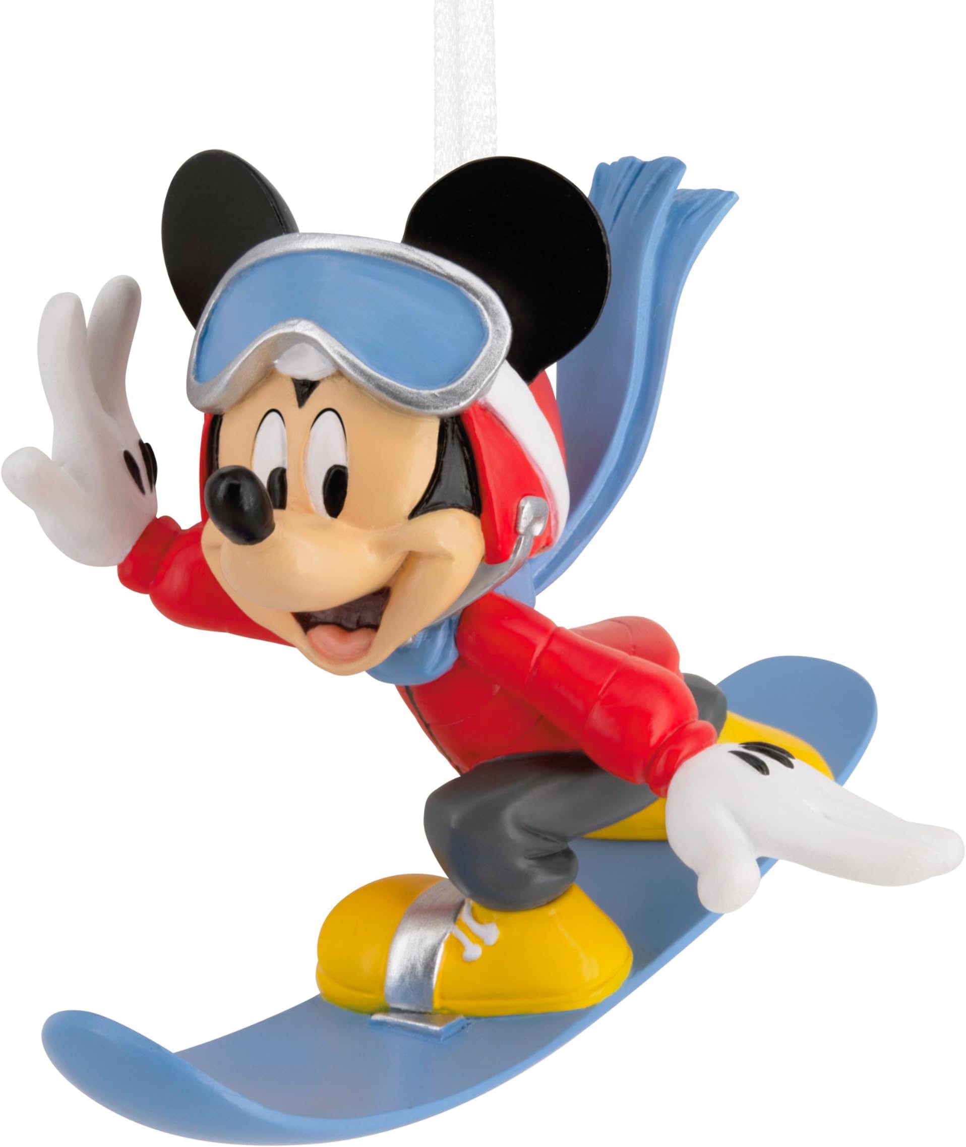 Snowboarding Mickey Mouse Ornament, Disney Tree Decoration, Disney Hanging Ornament, Christmas Hanging Ornament, Gifts for Christmas
