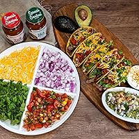 Vista 6 de Spanish Gardens Salsa suave para tacos (paquete de 6) - Salsa suave para auténtica comida mexicana - Receta familiar original para comida Tex Mex
