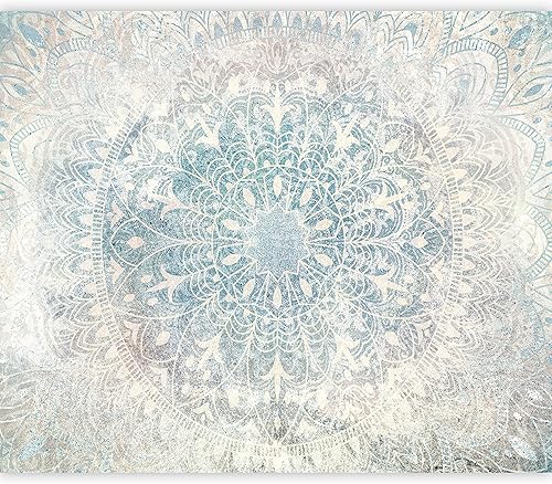 artgeist Mural de pared Mandala de 135 x 101 pulgadas, papel tapiz autoadhesivo extraíble de gran tamaño para decoración de pared, mural abstracto