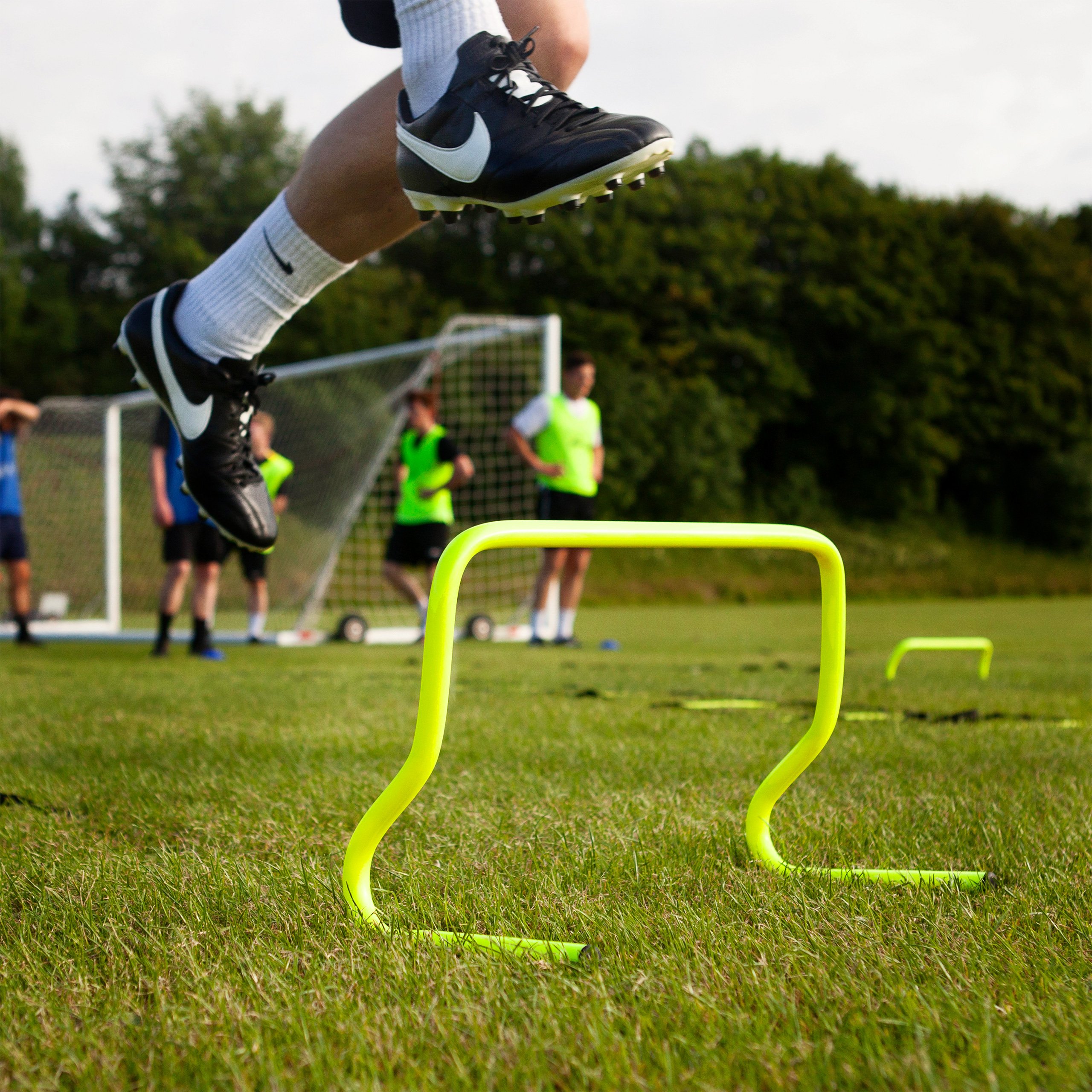 Forza Agilidad Vallas | Pack de 6 Vallas de Entrenamiento | Tres Alturas Diferentes Disponibles - [Net World Sports] (6")