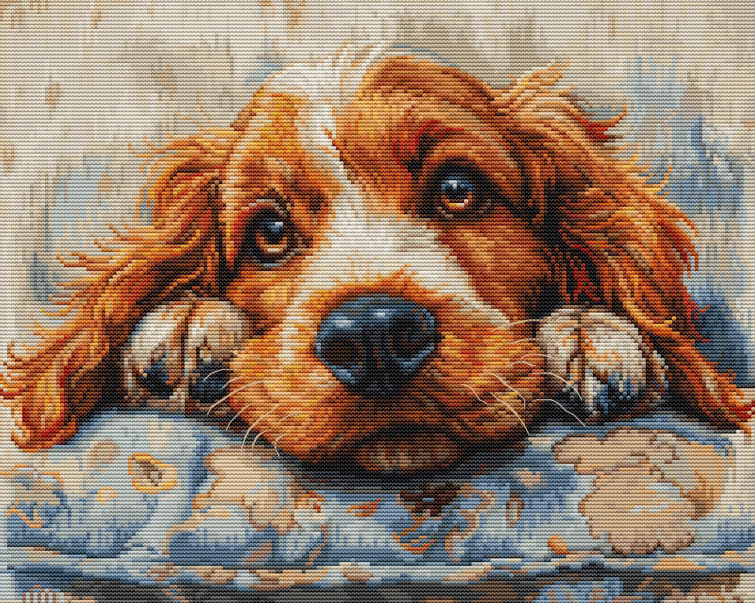 The Dalmation on Lake Como ~ Cross Stitch Kit ~ Luca S