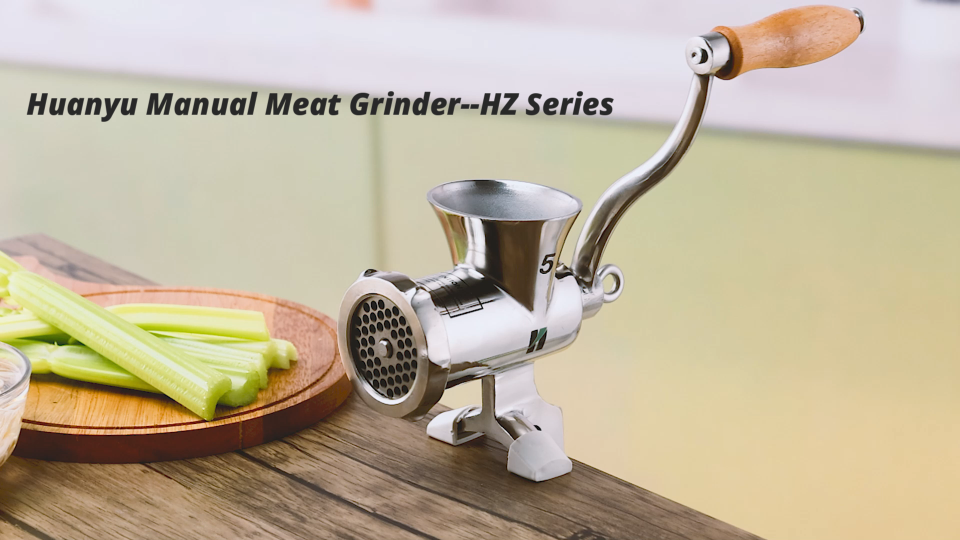 Amazon.com: Huanyu Meat Grinder Manual Stainless Steel - Heavy