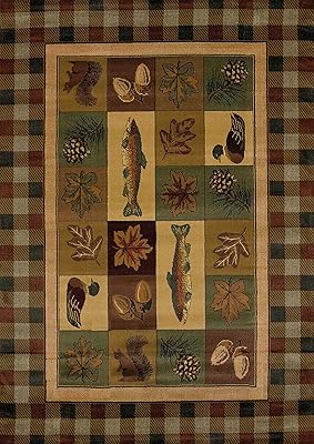 Amazon Com Mohawk Free Flow Artifact Panel 5 X8 Multicolor Furniture Decor