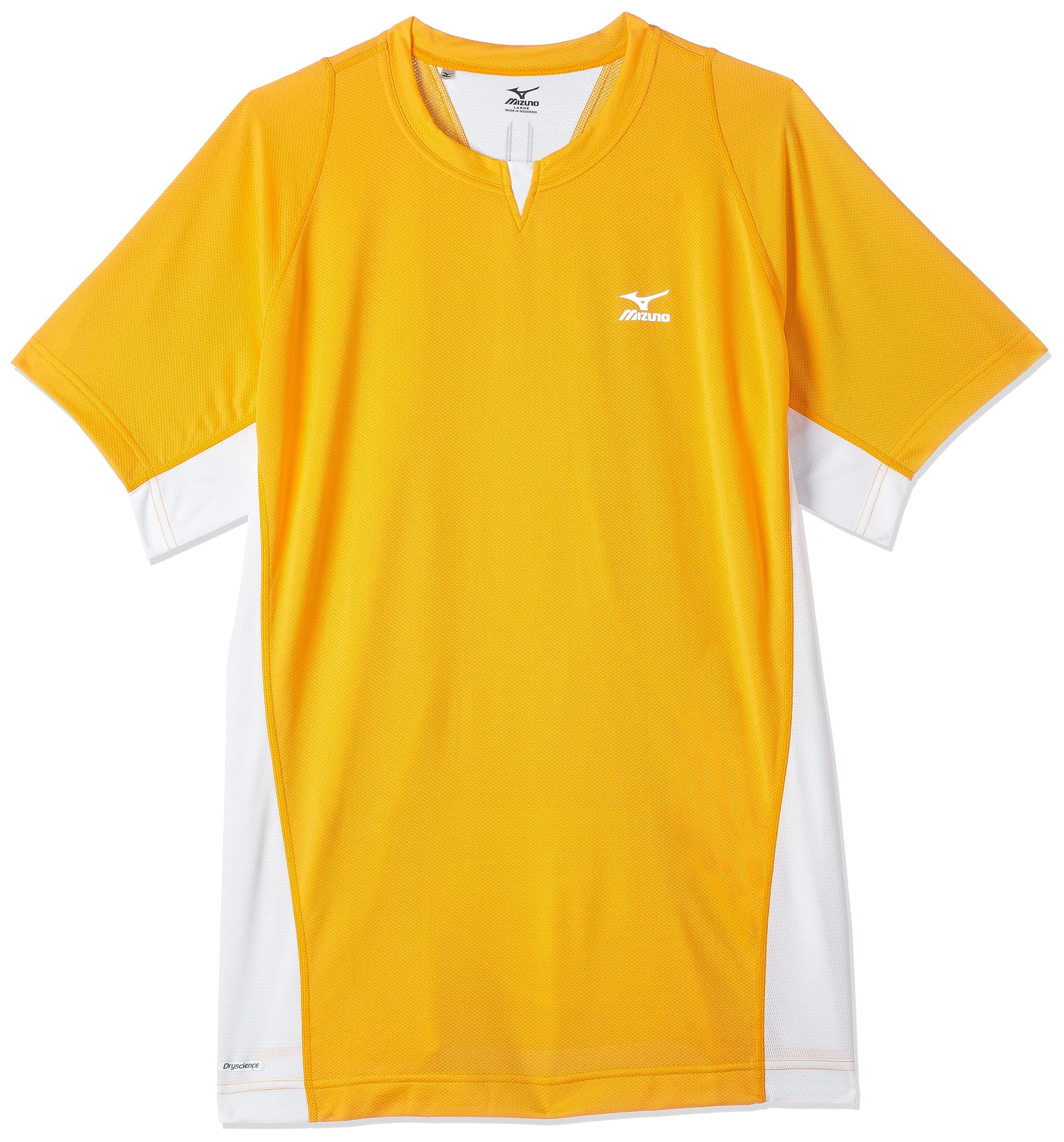 Mizuno67TF70153 Performance T-Shirt, Large, Yellow