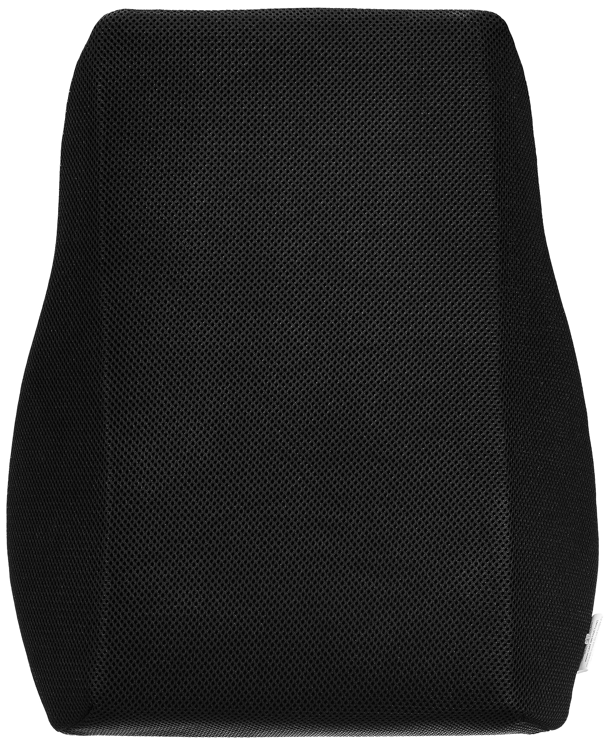 Amazon Basics Backrest, Fabric Lumbar Support Orthopedic Pillow, Portable|Promotoes Posture Alignment, Back Pain Relief - 6 Months Warranty|Mesh - Black, Large 3
