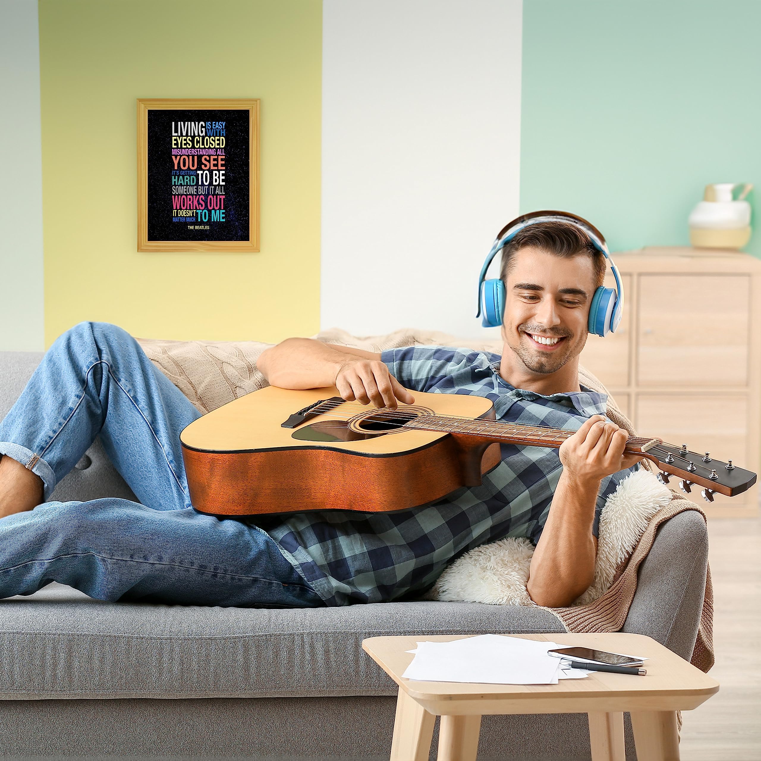 Amazon.com: AMERICAN LUXURY GIFTS Living Is Easy With Eyes Closed