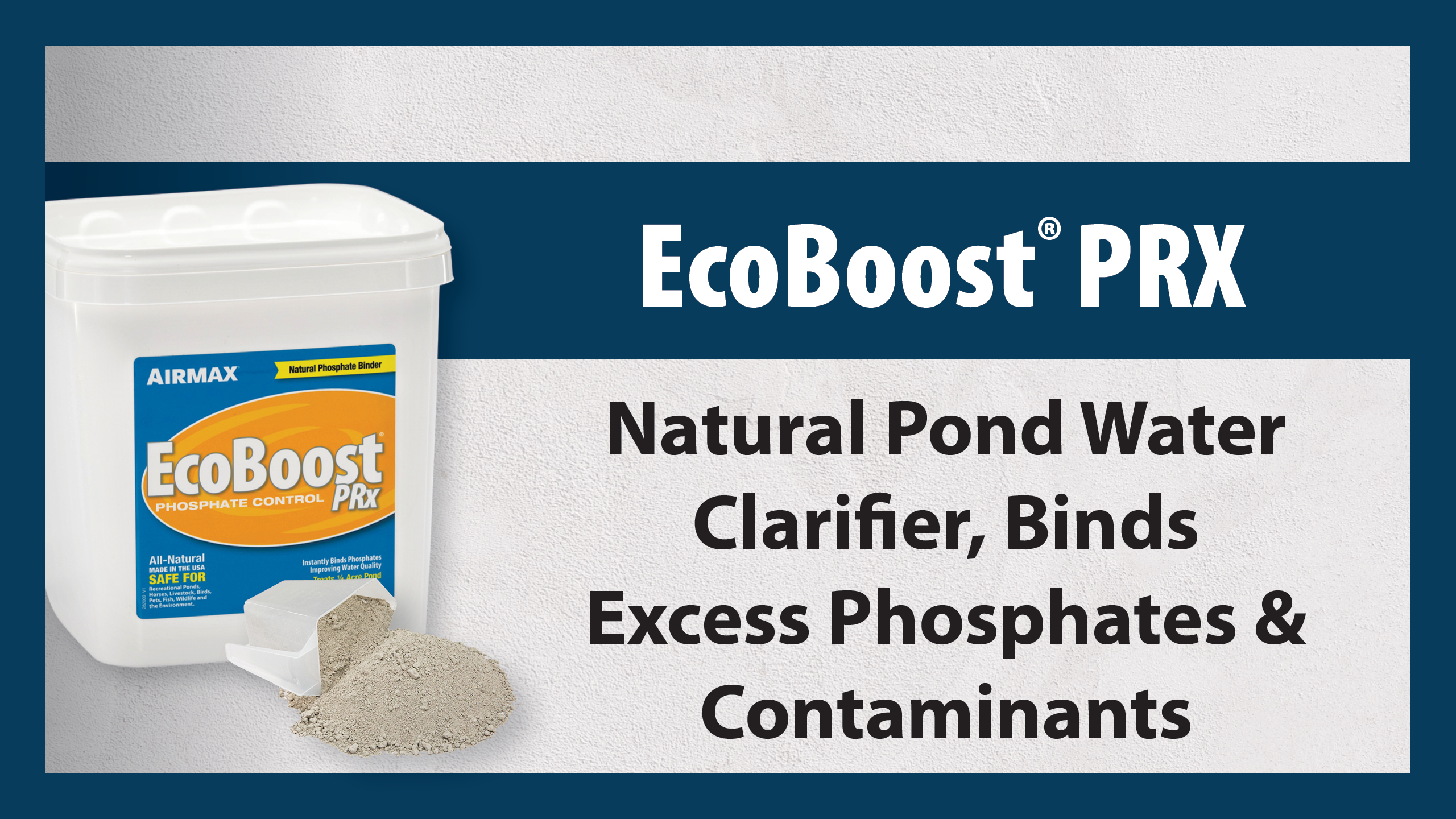 Amazon.com : Airmax EcoBoost PRx Natural Pond Water Clariﬁer