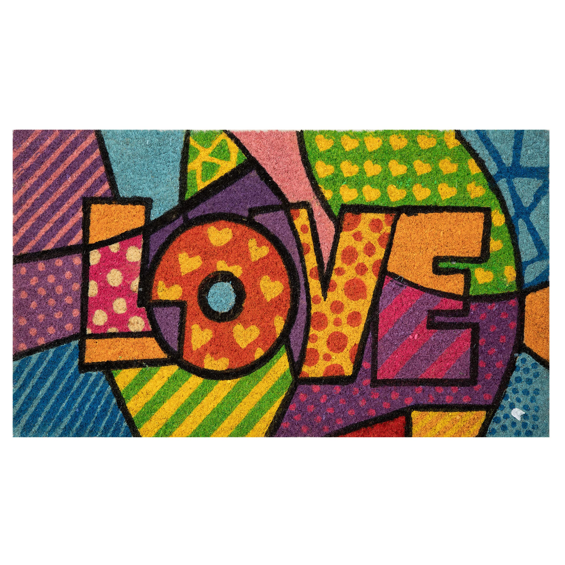 Zerbino In Cocco Siciliano Baroni Home - 70x40 Cm Dipinto A Mano | Per Esterno E Interno - Foto 2