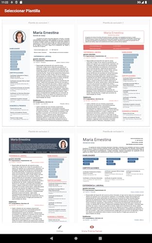 Resume Builder - Spanish