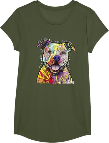 Miniatura 15 de Beware Of Pit Bulls, Dean Russo Pitbull Original - Dog Lover T-Shirt Black,Navy Blue,Asphalt Grey,Slate Grey,White,Cranberry Red,Kelly Green,Olive