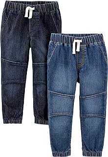 Toddler Boys' Pull-On Denim Pant, Pack of 2