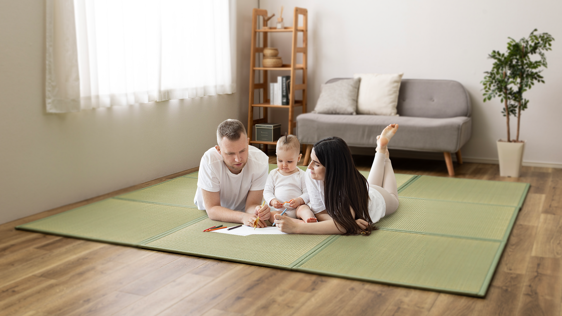 Amazon.com: HAGiHARA Japanese Tatami Mat, Patchwork Tatami Floor