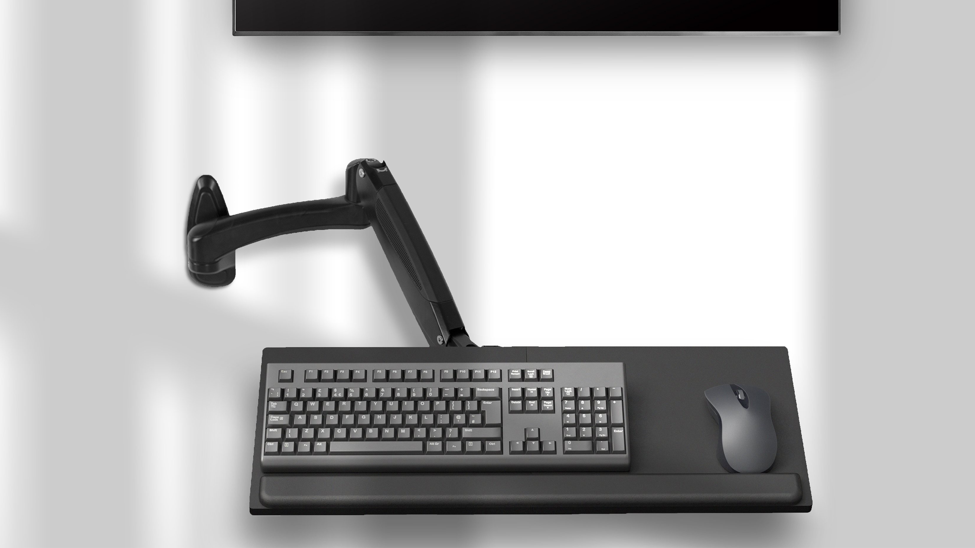 WorkEZ Keyboard And Ouse Tray Ergonoic Adjustable Height Angle - View #13