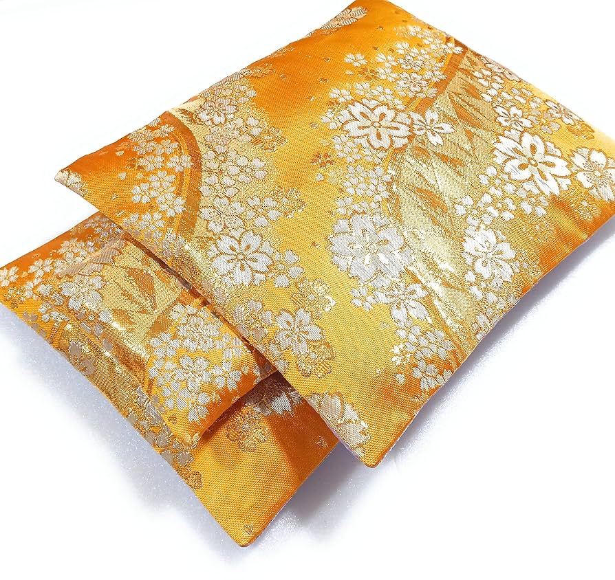 新品未使用!金運アップ☆お花が可愛い♫クレイサス 黄色の長財布 Amazon.co.jp: お財布布団 金銀桜花柄 豪華金襴生地仕様 風水 金