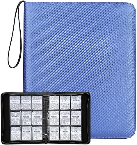 Miniatura 22 de Carpeta de tarjetas – Capacidad 720, tarjetero con cremallera para MTG, tarjetas deportivas y coleccionables – Almacenamiento sin ácidos, duradero y