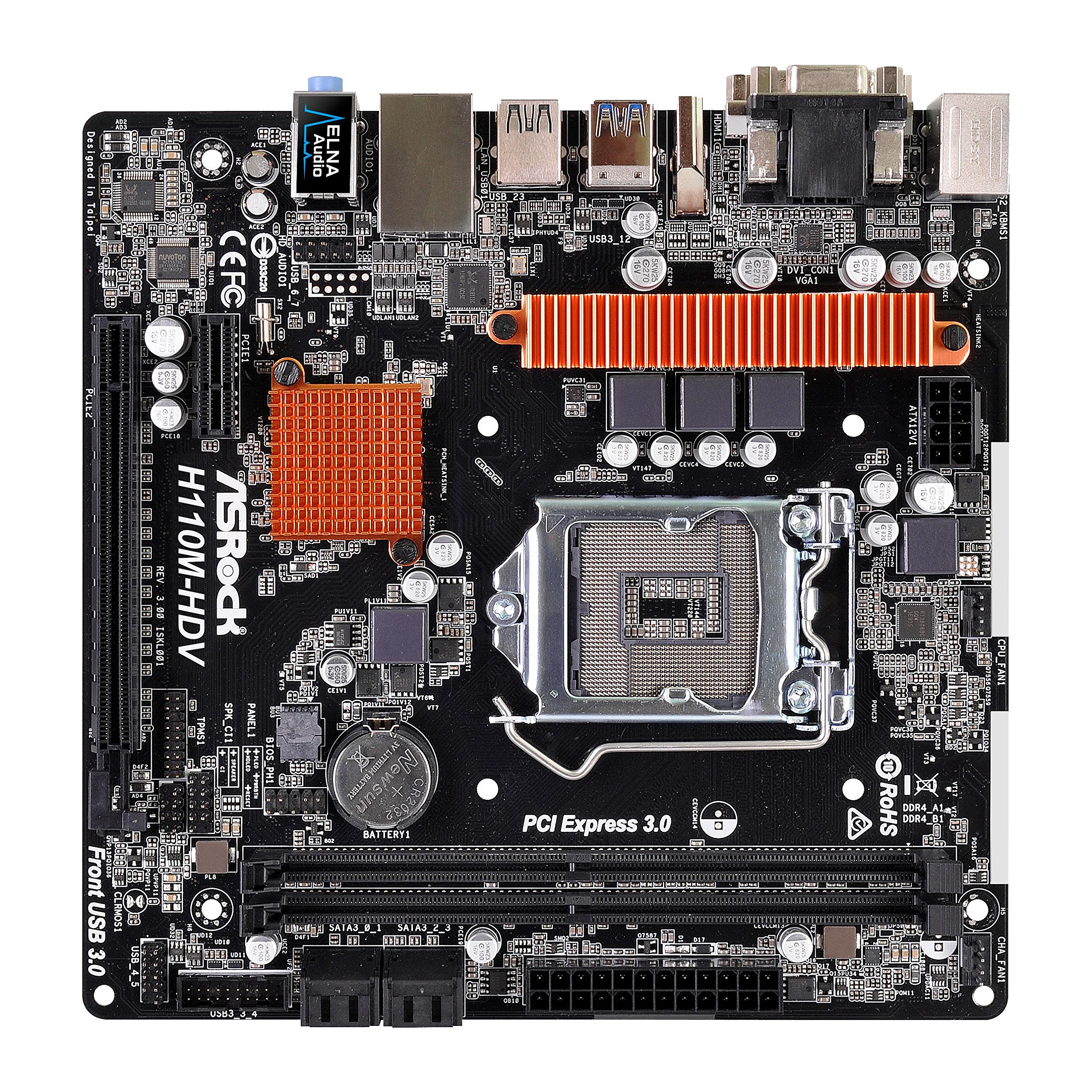 ASRock MB 1151 H110M-HDV 3.0 (D,HDMI,USB3) | B2B Liquidation