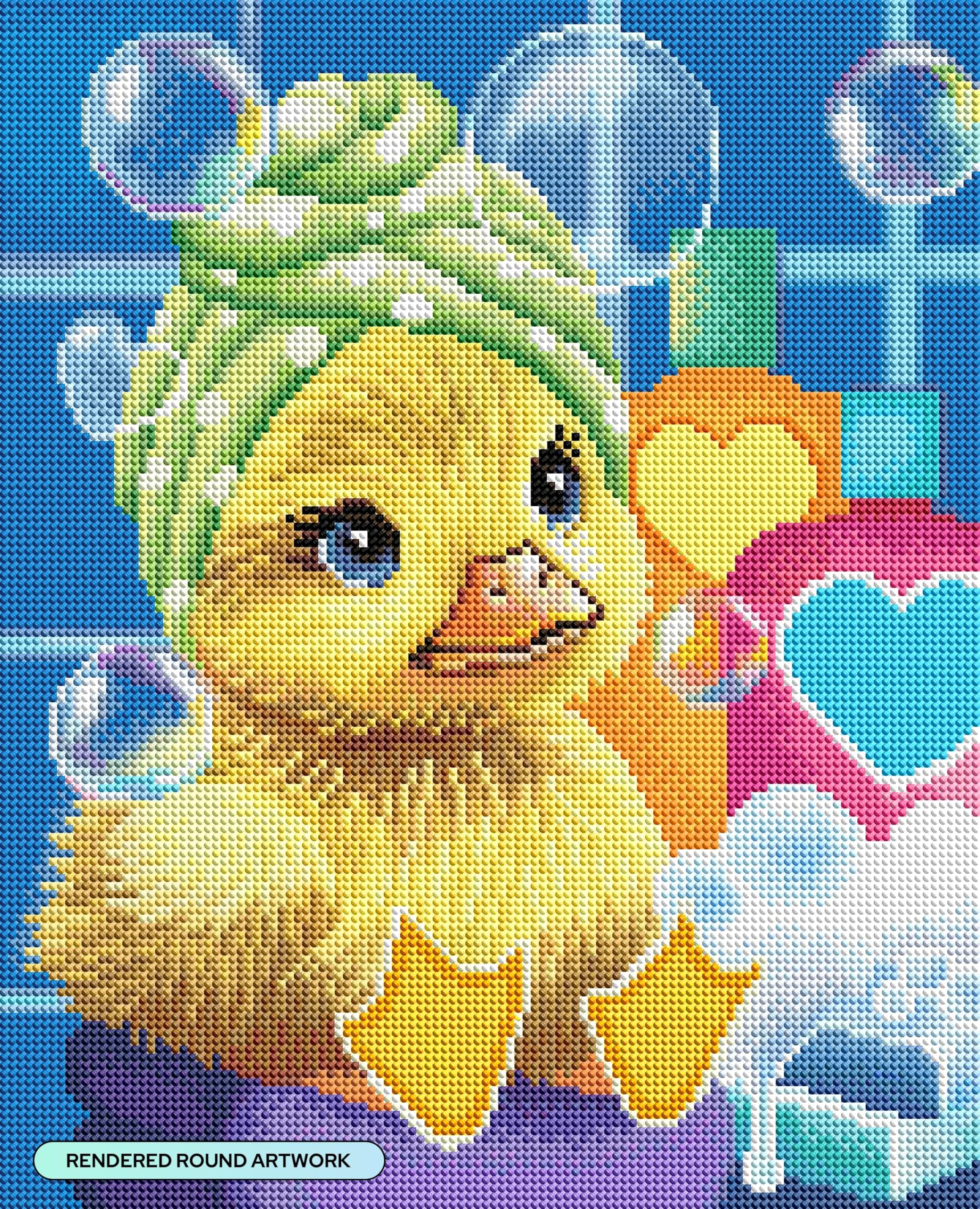 Amazon.com: DIAMOND ART CLUB Scrub a Dub Duckie Diamond Painting
