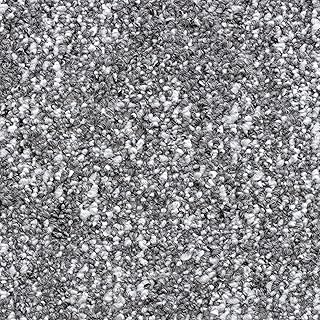 Zenya Wave - Farbige Teppichfliesen 50x50 cm mit Muster - Modern. Markant. Pflegeleicht., Farbe:silber