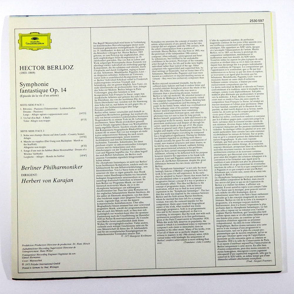 (未使用･未開封品)Herbert von Karajan/Berlioz:Symphonie Fantastique (EMI Classic Archive) [DVD] [Import] 未使用・未開封品)Herbert von Karajan/Berlioz:Symphonie