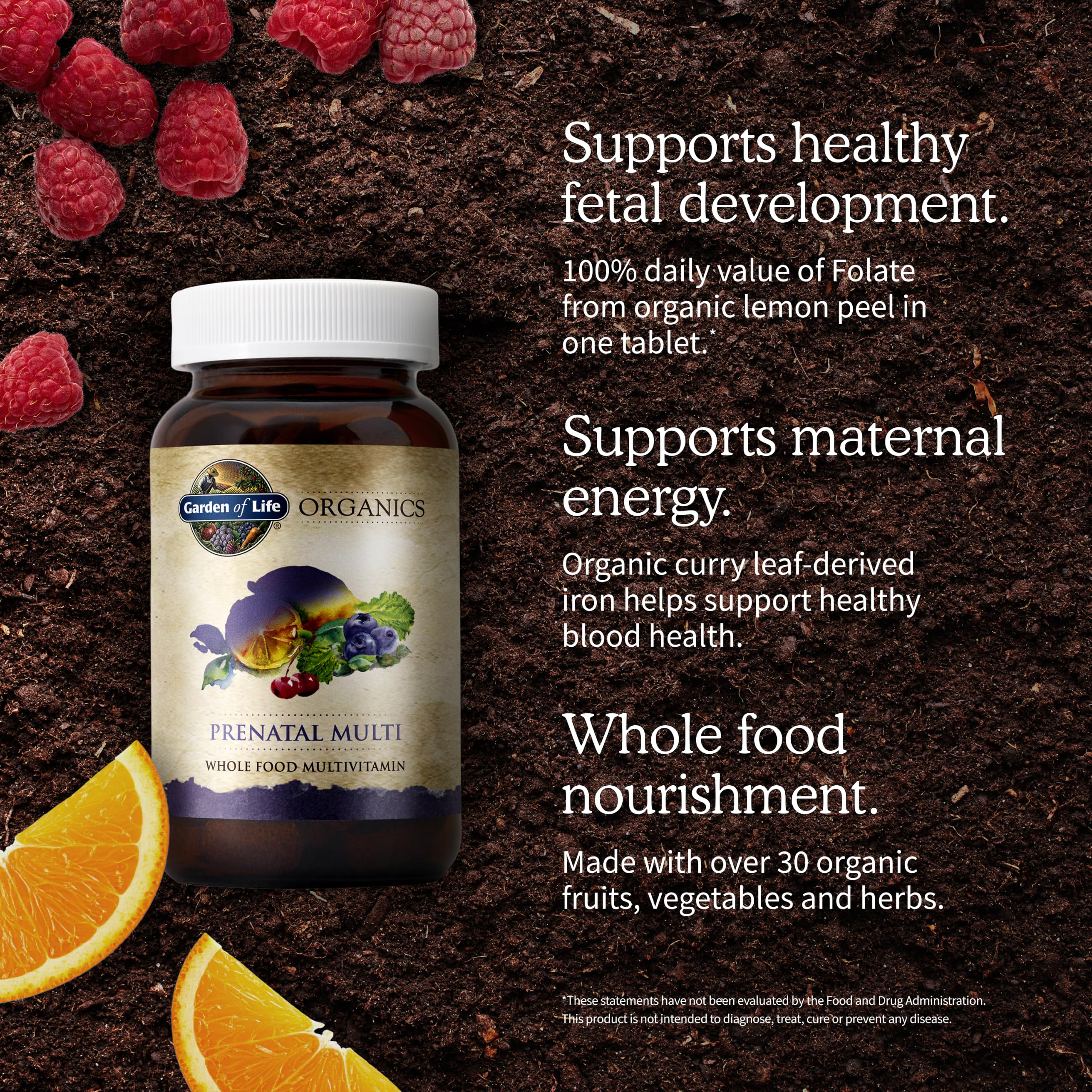 Garden of Life Organics Prenatal Once Daily Multivitamin, 30 Tablets — Amazon image 3