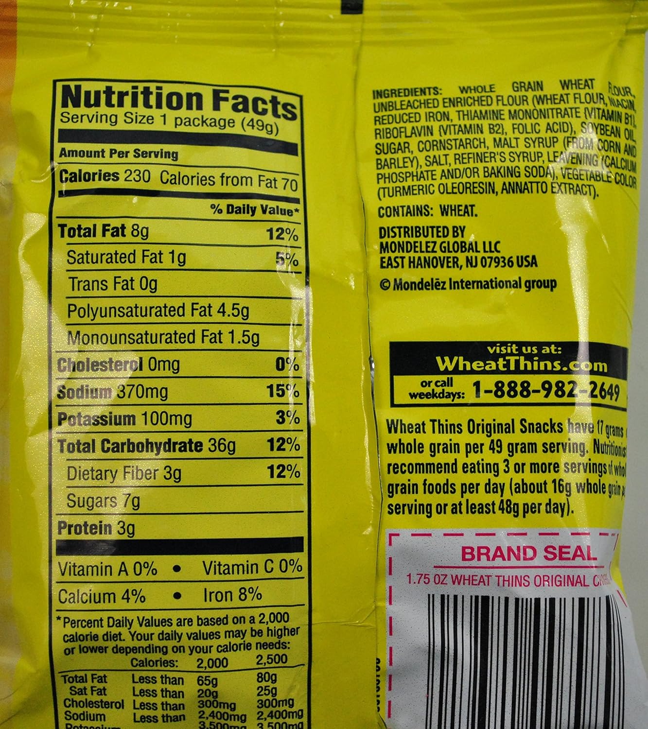 Nabisco Wheat Thins - Original (Box of 72)