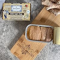 Vista 8 de SANTO AMARO - Juego de 3 sabores de atún silvestre artesanal en aceite de oliva (4.23oz cada uno), curry de cúrcuma, albahaca natural y jengibre