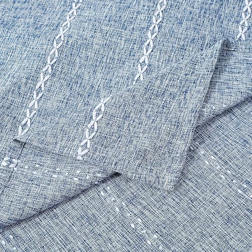 Miniatura 6 de Chassic - Mantel de lino con estilo rústico de granja de 60 x 84 pulgadas, mantel resistente a las arrugas y lavable para mesas de comedor