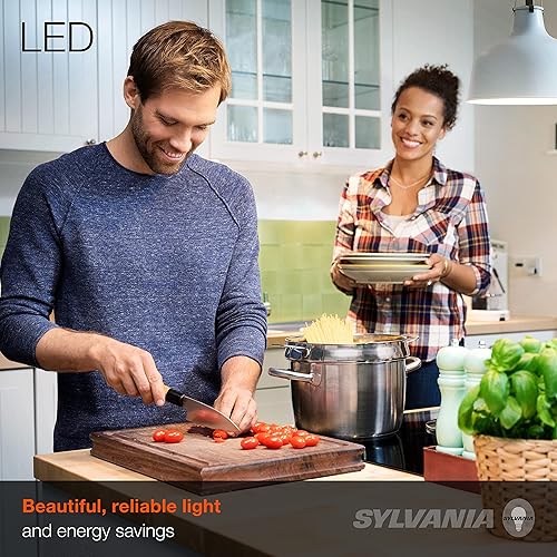 Vista 23 de Sylvania - Eco LED - 40821 - Bombillo A19 de 9 vatios, equivalente a 60 vatios, de bajo consumo, 750 lúmenes, no regulable, esmerilado, de luz