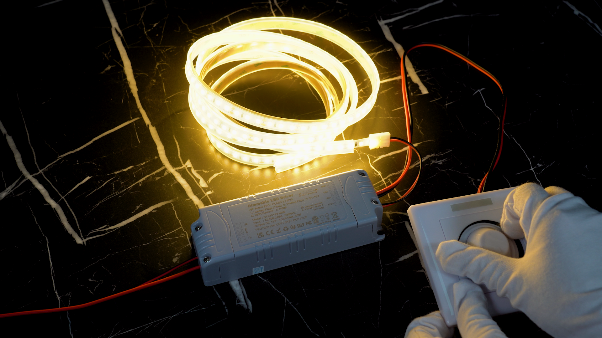 Alimentatore Di Ricambio Per Luci Smart DOTWAYAW: Adattatore 34V 0,3A 9W, IP44 Impermeabile, Bassa Tensione Per Catene Luminose LED