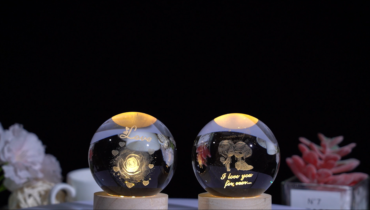 3D SPHERE & CLARITIA トライアルセット 3D Sea Turtle Crystal Ball Night Light 3.15 inch Glass Ball Table