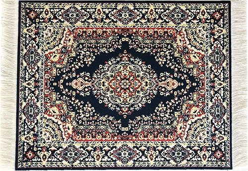 Miniatura 2 de Inusitus - Juego de 4 alfombras para casa de muñecas en miniatura diseño de muñecas