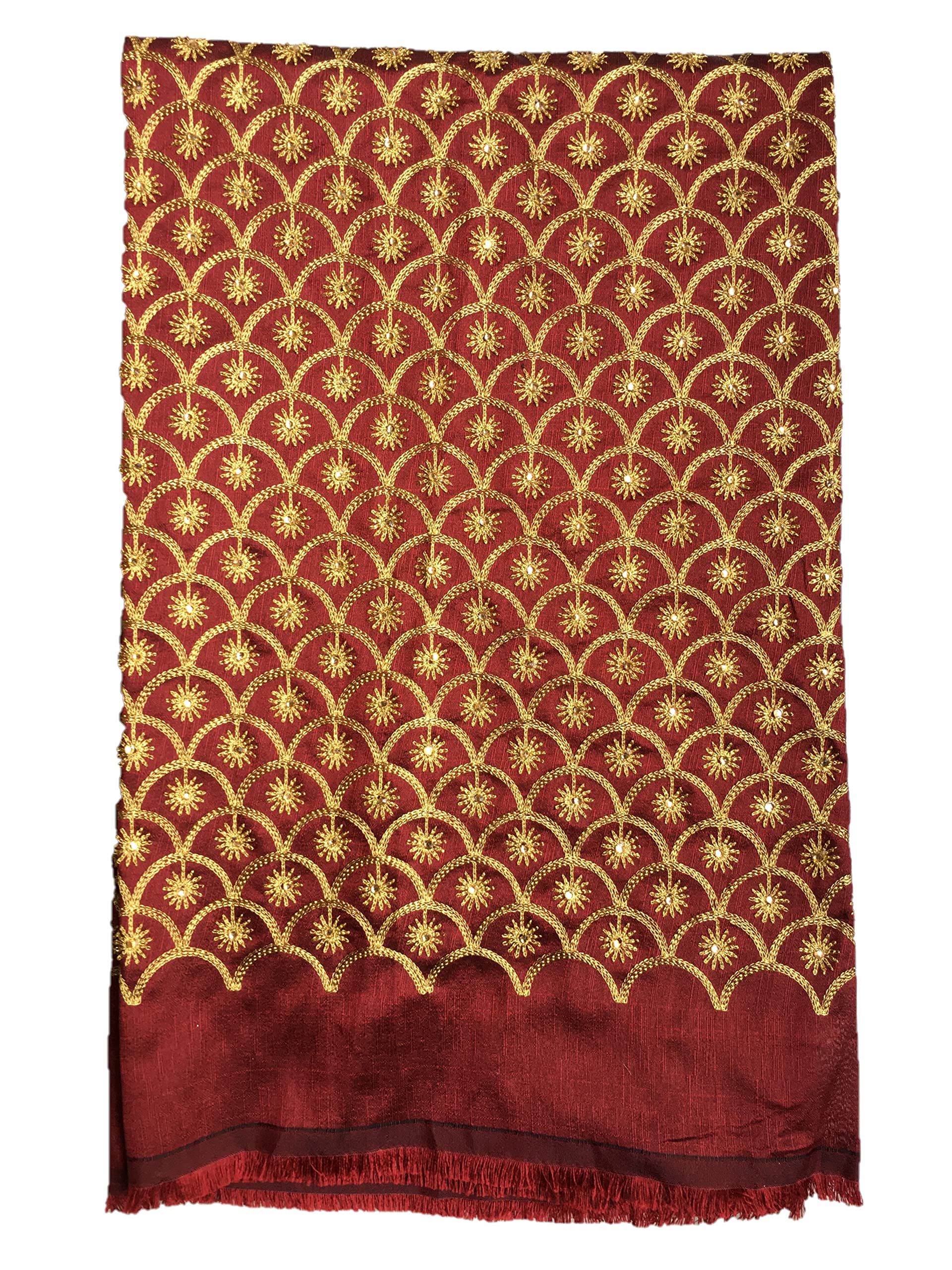 women Blouse Piece with heavy embroidery Stone work-picture-35
