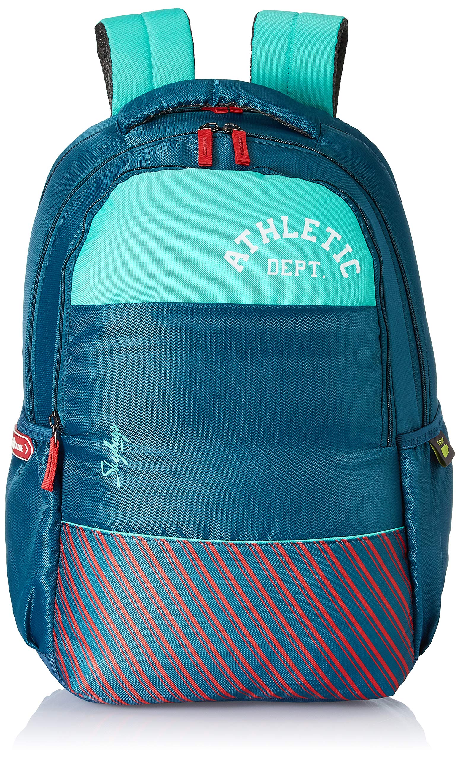 Troika 23 cms Teal Laptop Backpack-image-14