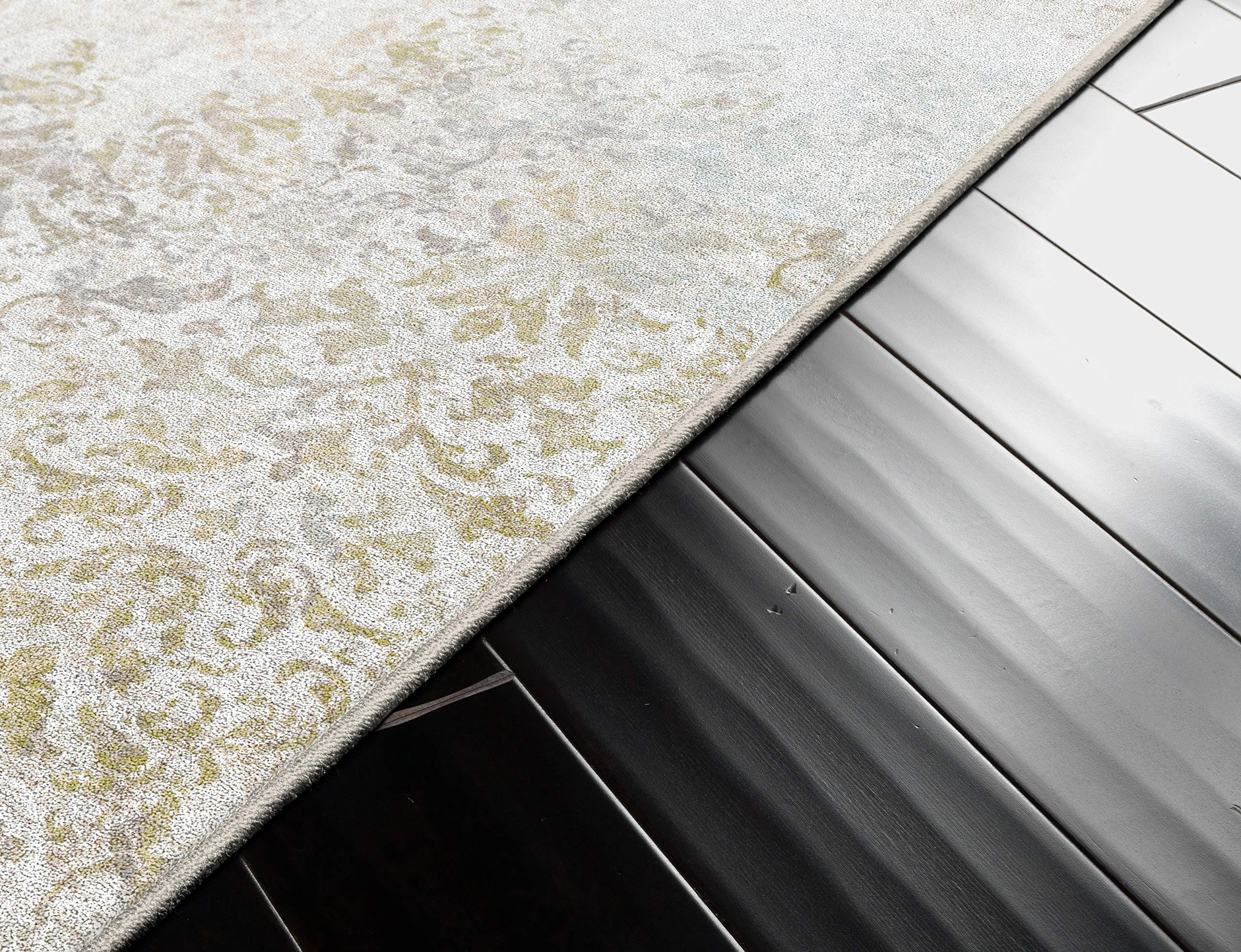 Brumlow MILLS Cordelia Antique Distressed Print Washable Indoor/Outdoor