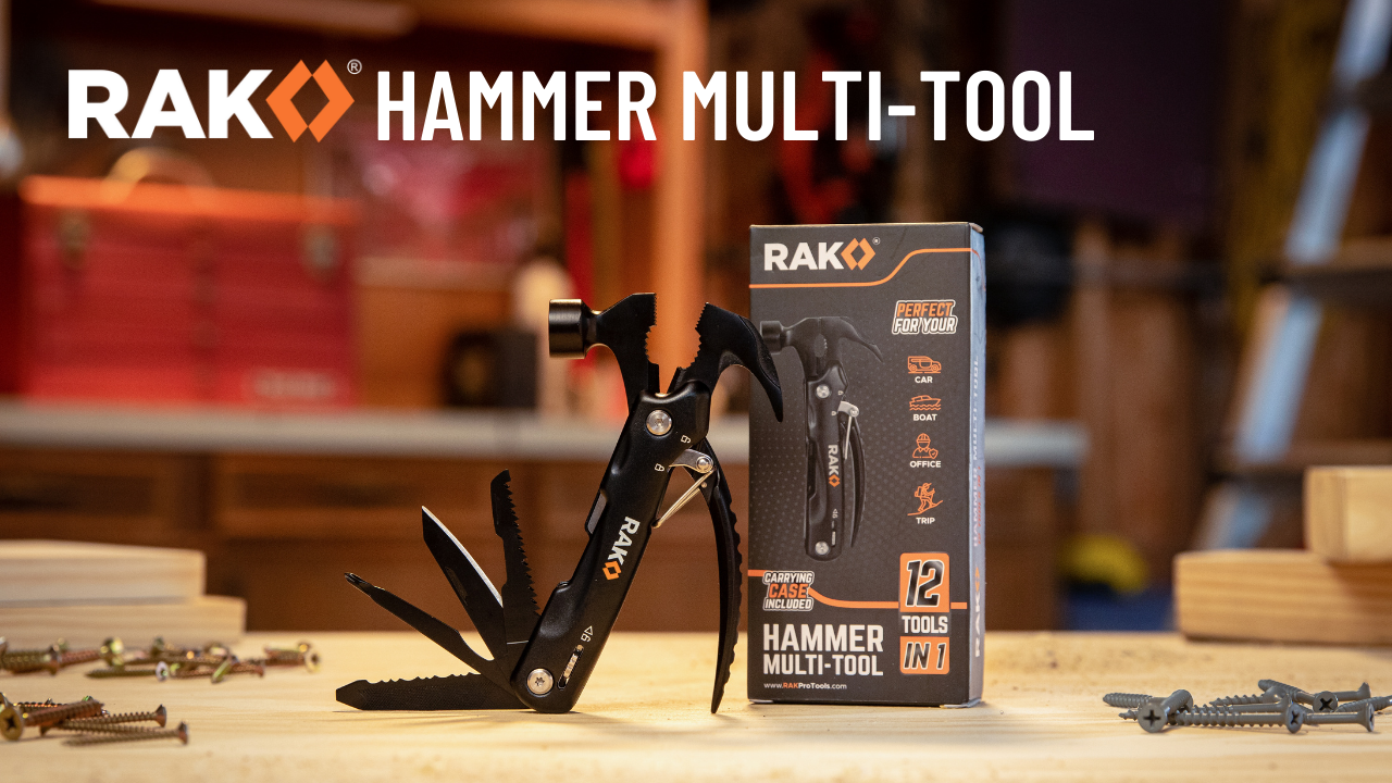 Watch RAK Hammer Multi-Tool - Multi-Functional 12 in 1 Mini Hammer on ...