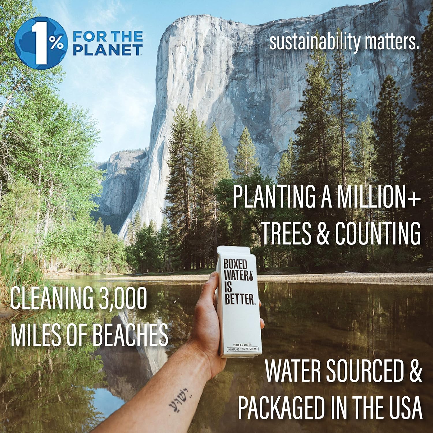 Boxed Water 16.9 oz. (12 Pack) Lemon Flavored Water - Purified Drinking in Boxes – Zero Calories & Sugar Free, More Sustainable than Premium Plastic Bottled