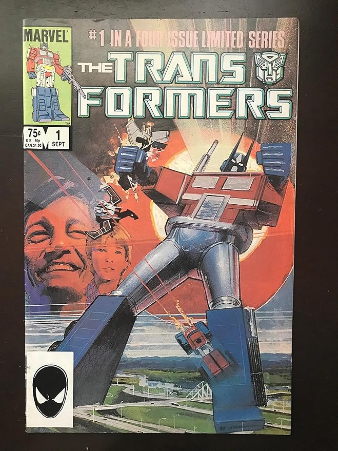 Transformers 1 1984 Marvel Comic Book Scarce 3rd Printing at Amazon's