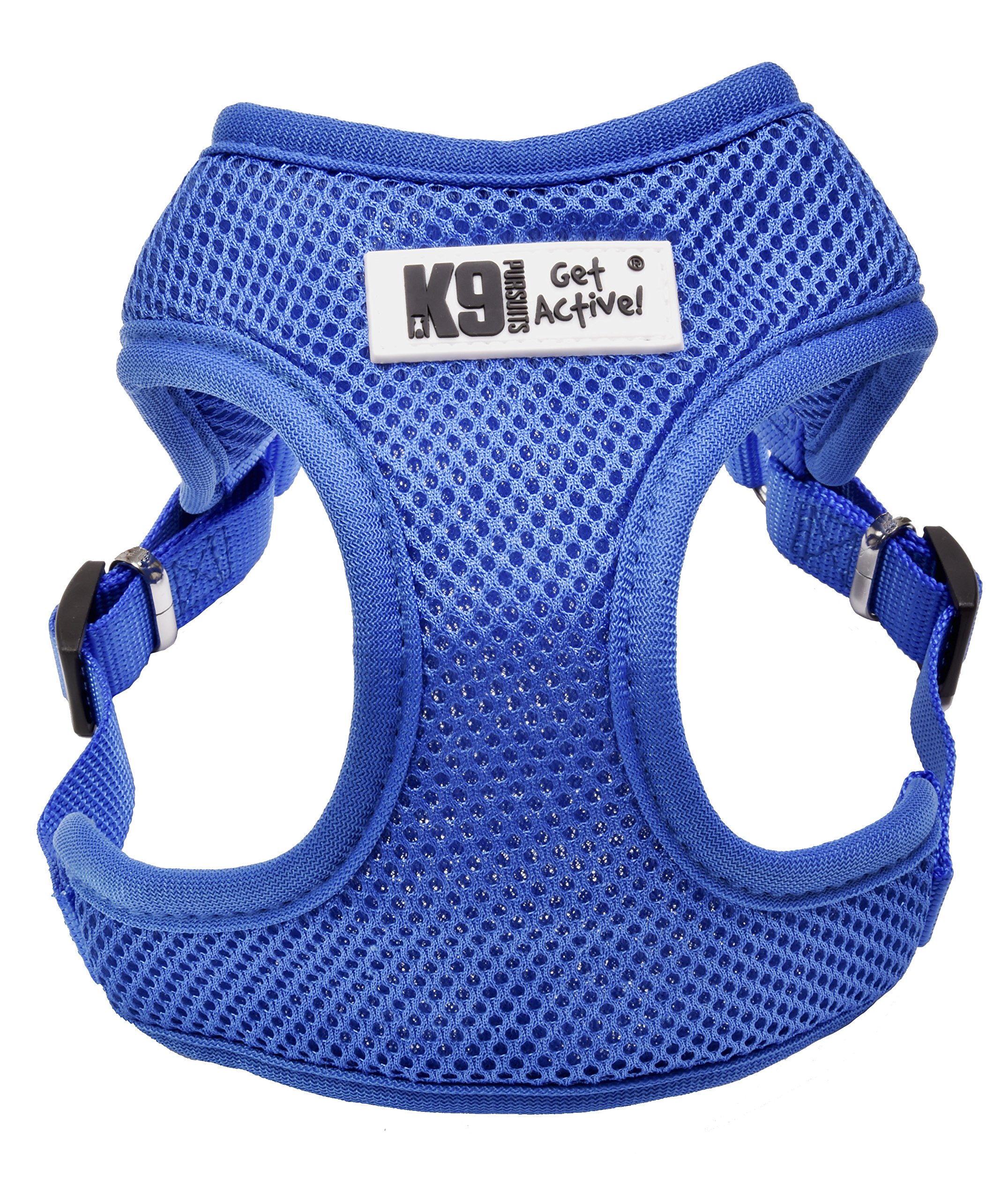 K9 Pursuits Hi Tec Pet Dog Puppy Lead Harness Soft Mesh Blue Large from B&Q