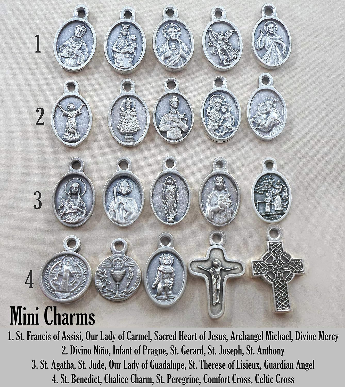 St. Lucy Prayer Bangle Bracelet, Patron Saint of Those With Eye Disorders, Get Well Prayer Gift, 4 Sizes Extra Small to Large - Image 6