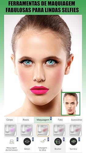 Retouch Me: Editor de Fotos. Corpo Bonito & Rosto Perfeito. Aplicativo de beleza corrige o corpo, ap