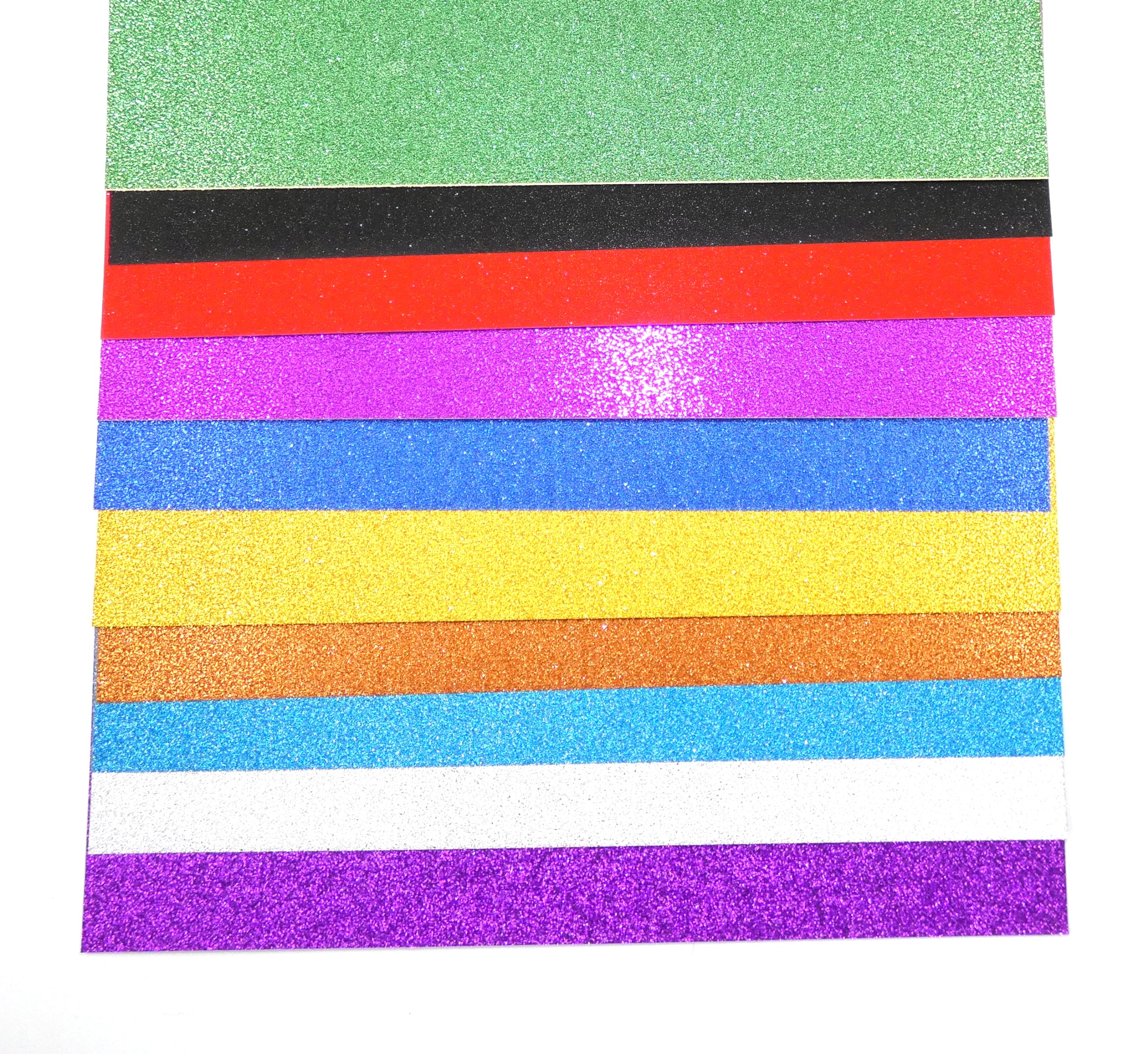 Papier Carte Pailleté A4 Soft Touch Vert - 250 G/m², Paquet De 10 Feuilles, Syntego