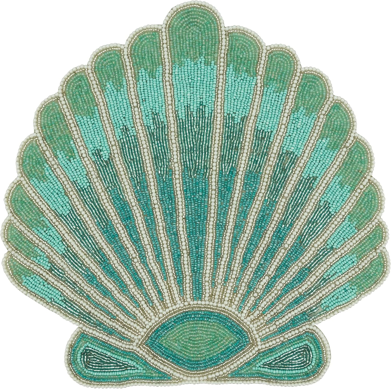 Sea Shell Beaded Table Placemats (Set of 4)
