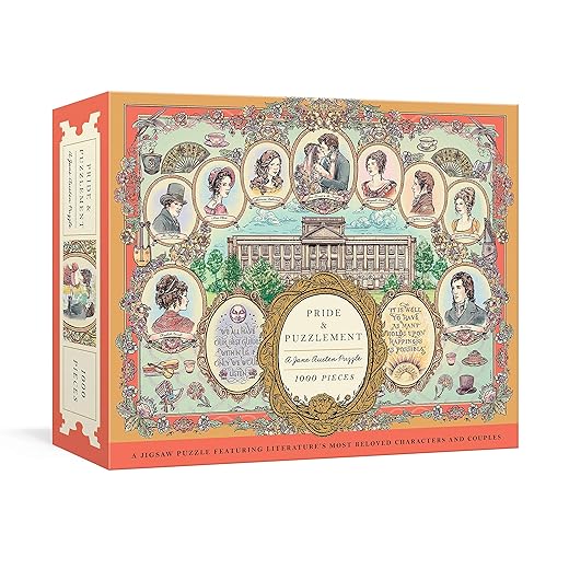 Pride and Puzzlement: A Jane Austen Puzzle: A 1000-Piece Jigsaw Puzzle Featuring Literature's Most Beloved Characters and Couples: Jigsaw Puzzles for Adults
