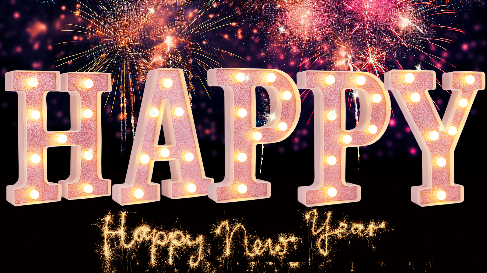 Image of Small Led Marquee Letters, Light Up Letters, 8.58 Inch Led Letter Lights, Battery Powered Lighted Sign for Table, Party, Birthday, Christmas Decor (Pink Glitter, Letter &)