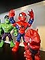 Buy Super Hero Adventures Playskool Heroes Marvel 5-Inch Action Figure Toy 6-Pack, Includes Spider-Man and Hulk, Kids Ages 3 and Up Online at Best Price in India