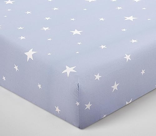 Miniatura 6 de Bedward 100 % algodón (sin relleno de edredón) Juego de ropa de cama de 3 piezas para bebé, cuna infantil incluye sábana bajera, falda de cama y