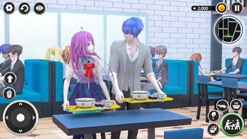 Anime High School Girl Love Story - High School Girl Life Sim 3D SAKURA School Simulator Game for Ki