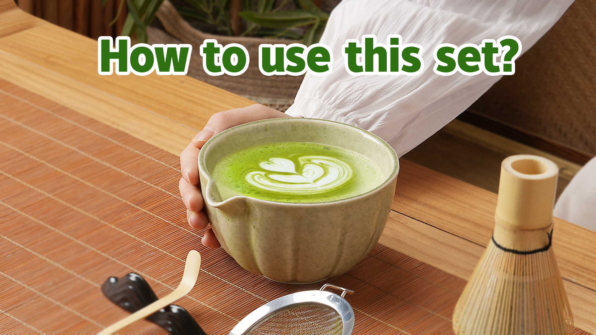 Amazon.com: Renmxj Matcha Whisk Set,7 PCS Ceramic Matcha Kit